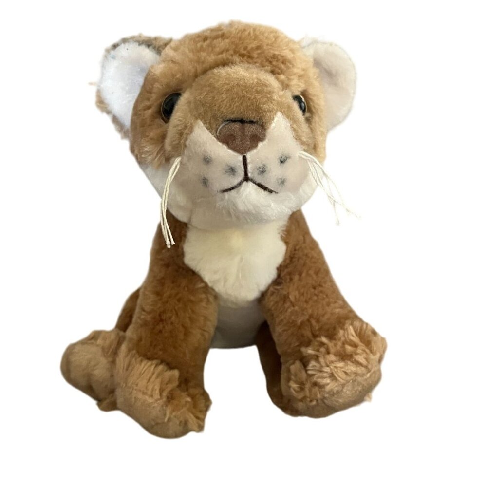 Adventure Planet Lion Cub Plush Stuffed Animal Realistic "Dalin" 11 inch 5yrs+ Z